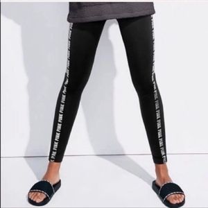 NWT Victoria's Secret PINK Cozy Fleece Lined Legging